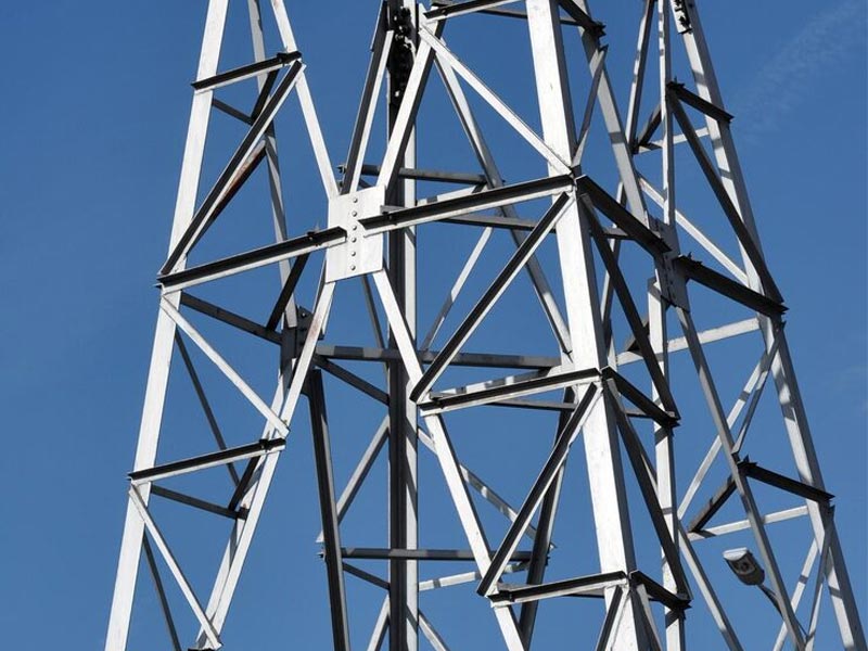 Material of angle steel for power tower