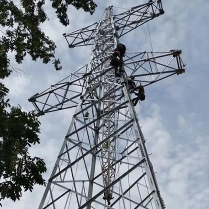 Galvanized Angle Steel Transposition Tower