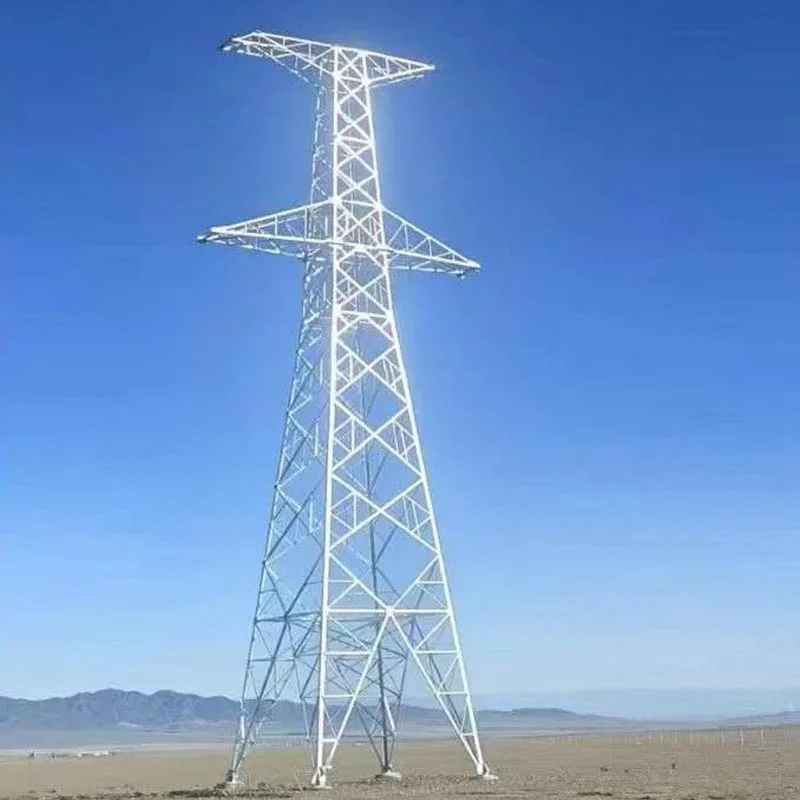 132kV Galvanized Angle Steel Transmission Tower