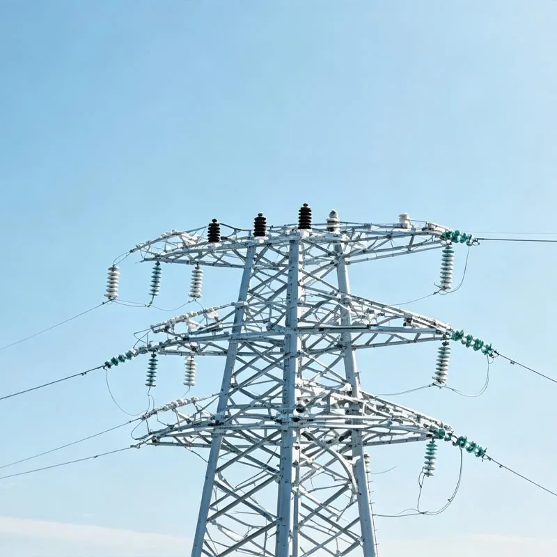132kV Galvanized Angle Steel Transmission Tower
