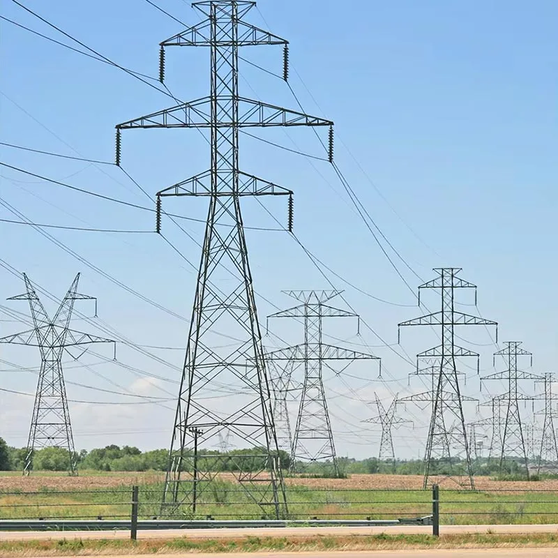 Galvanized Angle Steel Power Transmission Tower