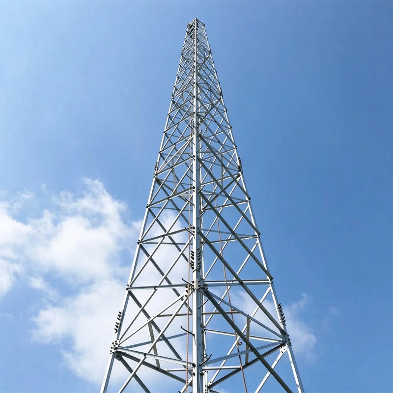 Self-Supporting Lattice Steel Tower